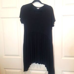 Anthropologie Black T-shirt Dress Sz S